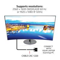 CLUB3D DVI-D DUAL LINK (24+1) CABLE BI DIRECTIONAL M/M 3m 9.8 ft 28AWG Zwart - thumbnail