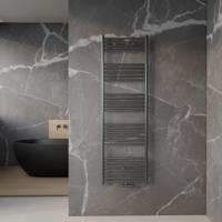 Handdoek Radiator BWS Cory 160x60 cm 557 Watt Midden en Zijaansluiting Gunmetal Boss & Wessing - thumbnail