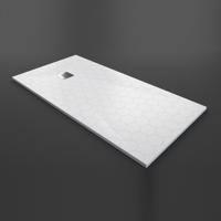 Douchebak Texence Hexagon met Afvoer Hoogwaardig Composiet Texence - thumbnail