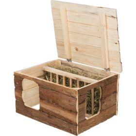 TRIXIE NATURAL LIVING KNAAGDIERHUIS HILKE MET HOOIRUIF 40X32X23 CM