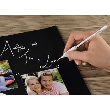 Gelschrijver Pentel K118 Grip medium wit