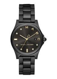 Horlogeband Marc by Marc Jacobs MJ3601 Roestvrij staal (RVS) Zwart 18mm