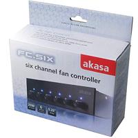 Akasa AK-FC-08BKV2 snelheidsregelaar voor ventilator - thumbnail