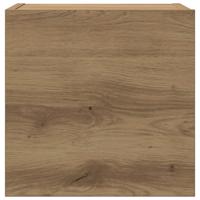 8-delig Tv-meubelset wandmontage bewerkt hout artisanaal eiken - thumbnail