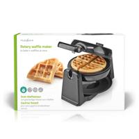 Nedis KAWP220FBK Wafelijzer Belgische Wafels 17 Cm 1000 W Automatische Temperatuurregeling Abs / Roestvrij Staal - thumbnail