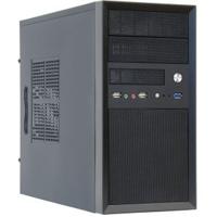 Chieftec Mesh Series CT-01B-350GPB Mini-tower PC-behuizing Zwart - thumbnail