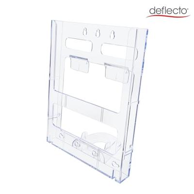 Deflecto 772001 Folderhouder Transparant DIN A4 staand 1 stuk(s) (b x h x d) 228 x 285 x 50 mm Deflecto 772001 Folderhouder Transparant DIN A4 staand 1 stuk(s) (b x h x d) 228 x 285 x 50 mm
