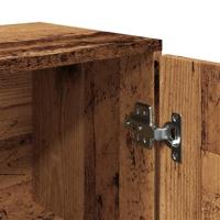 Dressoir 88x30x64 cm bewerkt hout oud houtkleurig - thumbnail