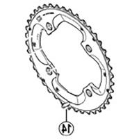 Shimano kettingblad xt/10v 38t dubbel fcm-785 y1ml98020 - thumbnail