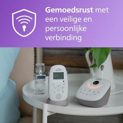 Philips AVENT 100% privé, DECT-babyfoon zonder interferentie Philips AVENT 100% privé, DECT-babyfoon zonder interferentie