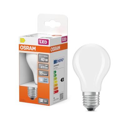 OSRAM HOMELIGHTING 4099854466731 LED-lamp Energielabel D (A - G) E27 3.4 W Koudwit (Ø x h) 60.00 mm x 60.00 mm 1 stuk(s) OSRAM HOMELIGHTING 4099854466731 LED-lamp Energielabel D (A - G) E27 3.4 W Koudwit (Ø x h) 60.00 mm x 60.00 mm 1 stuk(s)