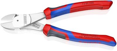 Knipex Kracht-zijsnijtang verchroomd met meer-componentengrepen 200 mm - 7405200 - thumbnail