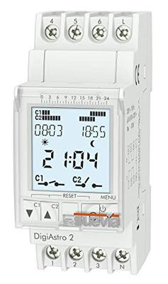 Suevia DigiAstro 2 DIN-rail schakelklok Digitaal 230 V/AC 4000 W