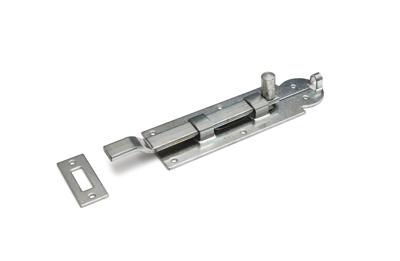 DX - Plaatschuif met bocht 100 mm verzinkt