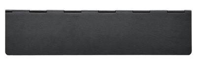 Tochtklep rechthoek zwart