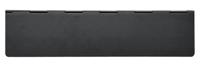 Tochtklep rechthoek zwart - thumbnail