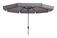 Madison Syros luxe parasol 350 cm rond Taupe - thumbnail