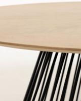 Kave Home Salontafel Leska 120 x 65cm - Naturel - Rond - thumbnail