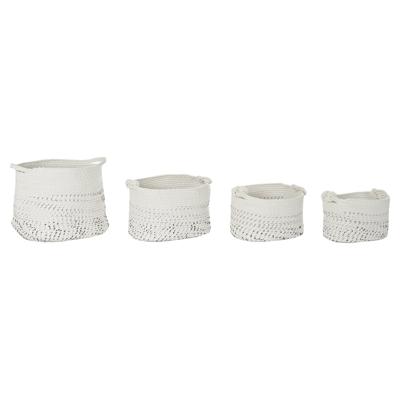 Basket spelset DKD Home Decor Boho 36 x 36 x 33 cm