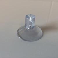 Zuignap transp 30 mm gaatje sleuf 100st - thumbnail