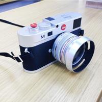 Niet-werkende Fake Dummy DSLR Camera Model Foto Studio Props voor Leica M Hood Lens (zilver) - thumbnail