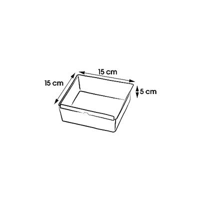 Keeeper Ladeverdeler 15x15x5cm zilver