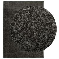 Vloerkleed hoogpolig glanzend 200x280 cm antracietkleurig - thumbnail