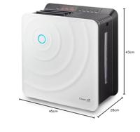 Clean Air Optima CA-803 luchtbevochtiger Zwart, Wit 35 W - thumbnail