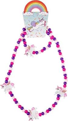 Duckiez Houten ketting en armband eenhoorn