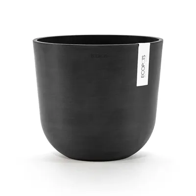 Ecopots Bloempot Oslo Ø25cm - Donkergrijs Ecopots Bloempot Oslo Ø25cm - Donkergrijs