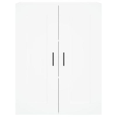 Wandkast 69,5x34x90 cm bewerkt hout wit