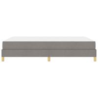 Boxspring bed Taupe, Bruin 160 x 200 cm Stof, Engineered Hout - thumbnail