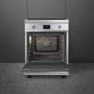 SMEG C6IMXT2 Classici Esthetisch Fornuis met Inductie Kookplaat - 60 x 60 cm