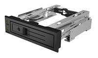 ICY BOX IB-166SSK-B mobile rack 3,5 SATA trayless - thumbnail