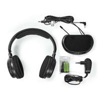 Nedis Draadloze TV-Koptelefoon | RF | On-Ear | Zwart | 1 stuks - HPRF200BK HPRF200BK - thumbnail