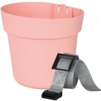 Balkonbak set Conny ø16 cm - zachtroze - thumbnail