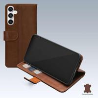 Mobilize Leather Wallet Samsung Galaxy S23 FE 5G Brown - thumbnail