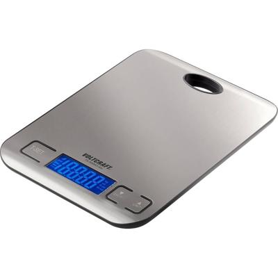 VOLTCRAFT TS-5000/1-Alu Brievenweegschaal Weegbereik (max.) 5 kg Resolutie 1 g RVS VOLTCRAFT TS-5000/1-Alu Brievenweegschaal Weegbereik (max.) 5 kg Resolutie 1 g RVS