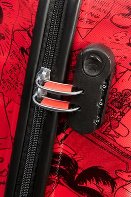 American Tourister Wavebreaker Disney Spinner Zwart, Rood Acrylonitrielbutadieenstyreen (ABS) 36 l