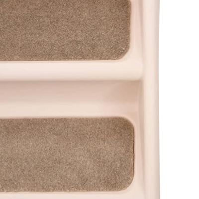VidaXL Hondentrap inklapbaar 62x40x49,5 cm crème