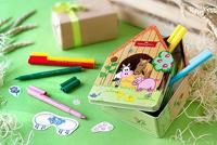 Faber Castell Viltstift Connector - boerderij 18 stuks in blik - thumbnail
