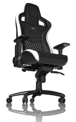 Noblechairs Epic Real Leather Black/White/Red