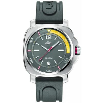 Lacoste horlogeband 2010419 / LC-29-1-14-0128 Leder Bruin 22mm + wit stiksel Lacoste horlogeband 2010419 / LC-29-1-14-0128 Leder Bruin 22mm + wit stiksel