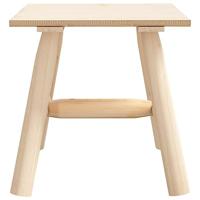 Bijzettafel 49x49x50 cm massief vurenhout - thumbnail