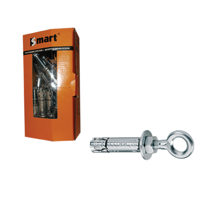 pgb-Europe SMART | Keilbouthuls + oog M8x50x90 Zn | 15 st SM000O001080090E