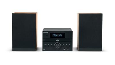 Microsysteem - THOMSON - Bluetooth - Radio - CD - MP3 - USB - DAB - Hout en zwart