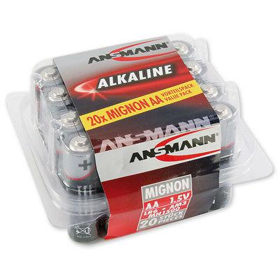 Ansmann Alkaline Batterijen Mignon (AA/LR6) 20x