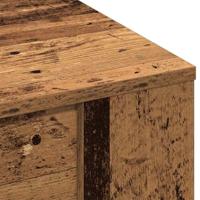 Salontafel Oud hout 102 x 55 x 45 cm Bewerkt hout - thumbnail