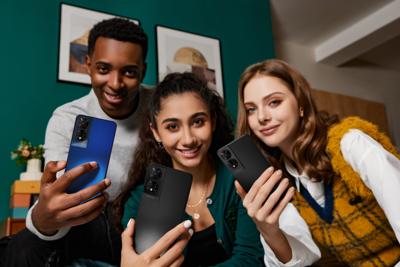 Smartphone TCL 50 5G 4 GB RAM 128 GB Blauw 6,56" ARM Cortex-A55 Mediatek Dimensity 6100+