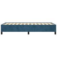 Bedframe zonder matras 80x200 cm fluweel donkerblauw - thumbnail